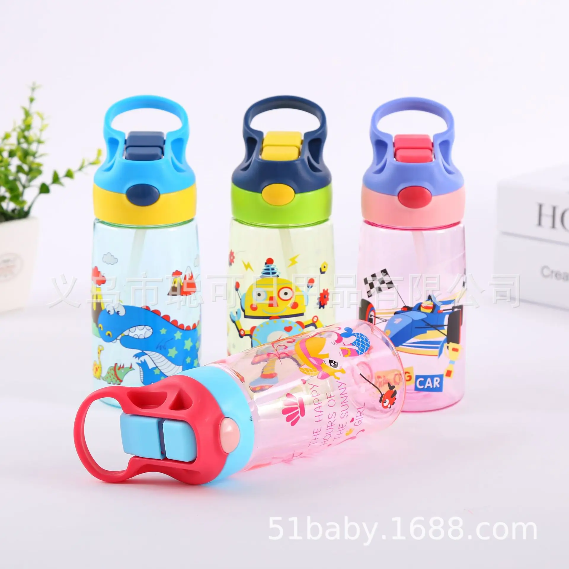  2019 New Style Children's Plastic Straw Cup Contigo Water Cup Cartoon Kindergarten Sippy Cup Sub-Si - 4000122273168