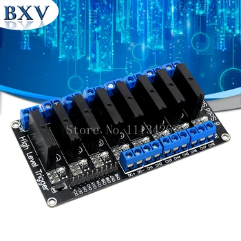 

1PCS/lot 8 Channel 5V DC Relay Module Solid State High Level SSR AVR DSP
