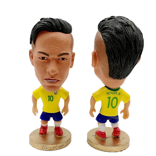 Cute Soccer Star Football Figure PVC Cake Decoration Doll 2020 Football Player Toys Fans Souvenir Birthday Gift Micro Landscape Neymar B