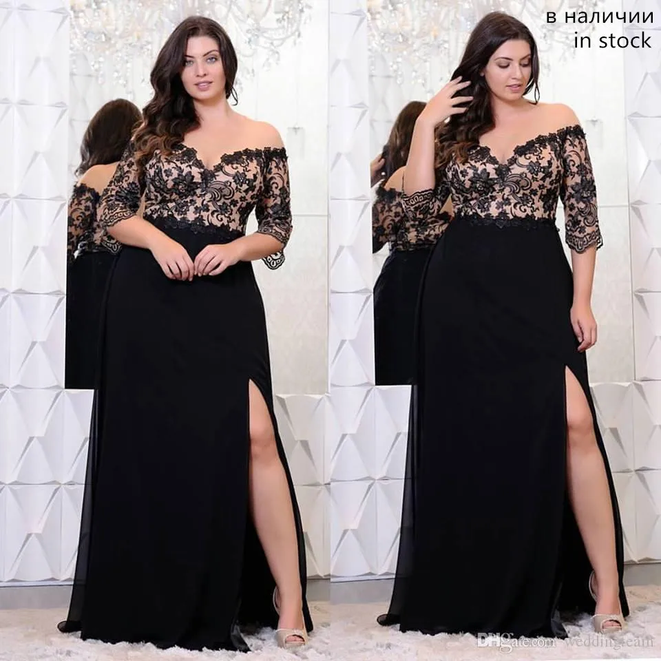 Платье размера плюс 2019 с кружевной аппликацией длиной до пола женское элегантное