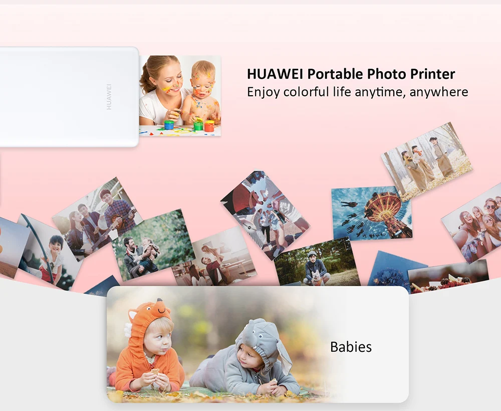 HUAWEI Pasteable фотобумага 2*10 листов Фотографическая карманная фотобумага для HUAWEI Mini портативный DIY фотопринтеры