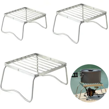 

HIFUAR BBQ Grill Portable Stainless Steel Folding Barbecue Grill Mini Pocket BBQ Tools Barbecue Accessories For Park Camping