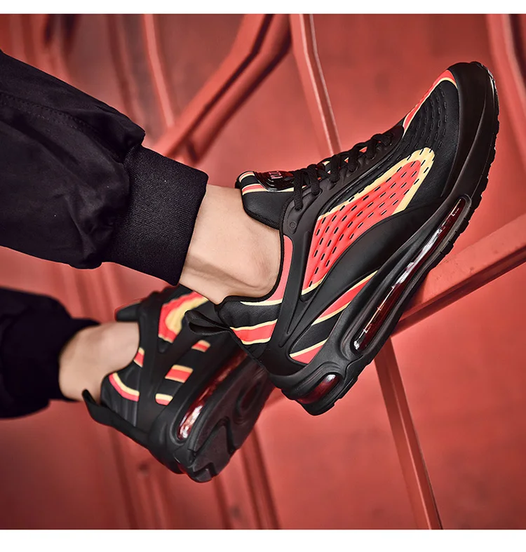 Мужские кроссовки дышащая обувь для бега мужские легкие Сникеры на воздушной подушке Мужская Спортивная уличная спортивная обувь Zapatillas