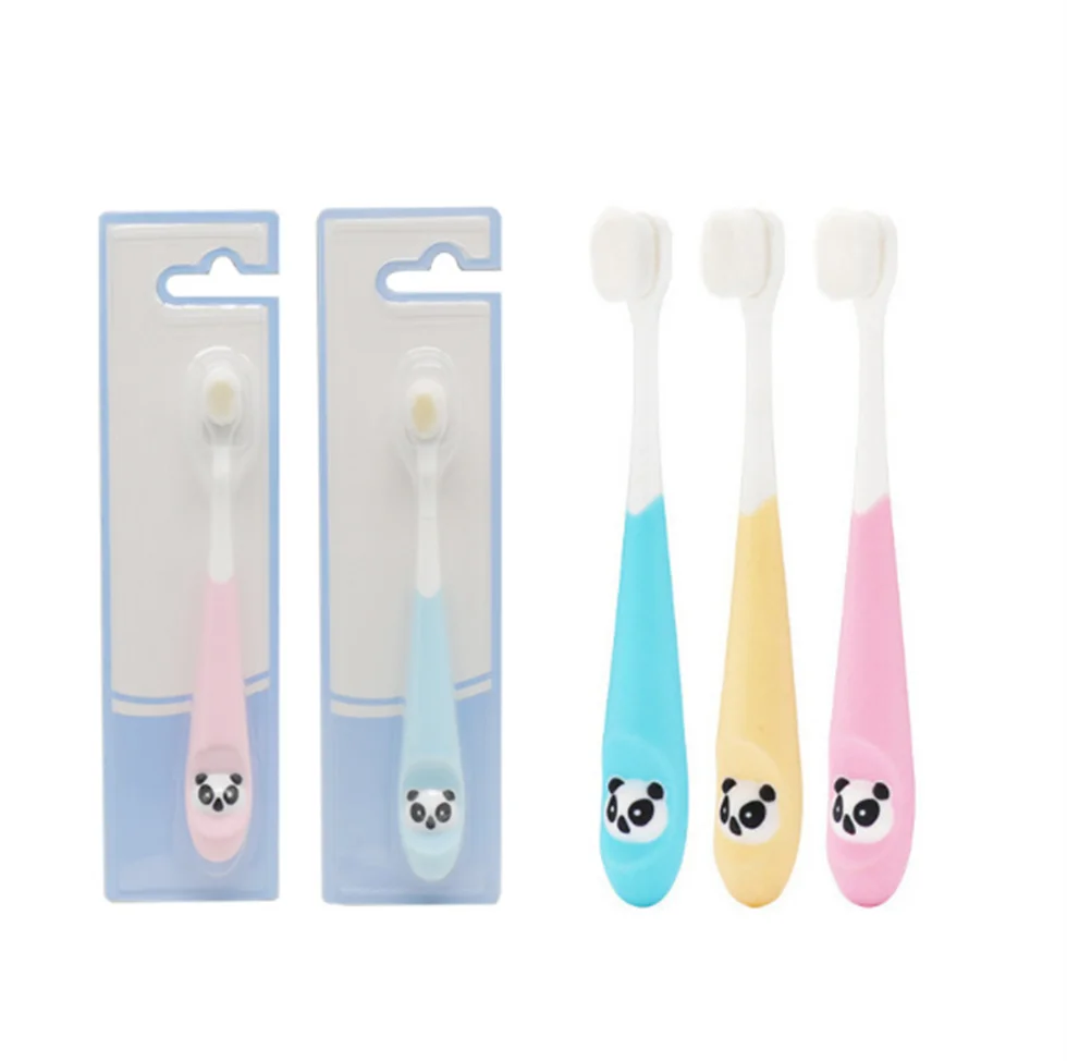 

Soft Bristle Cartoon Kids Baby Toothbrush Teether Training Children'S Tooth Brush Mouth Clean Teeth Cleaning Panda Toothbrush