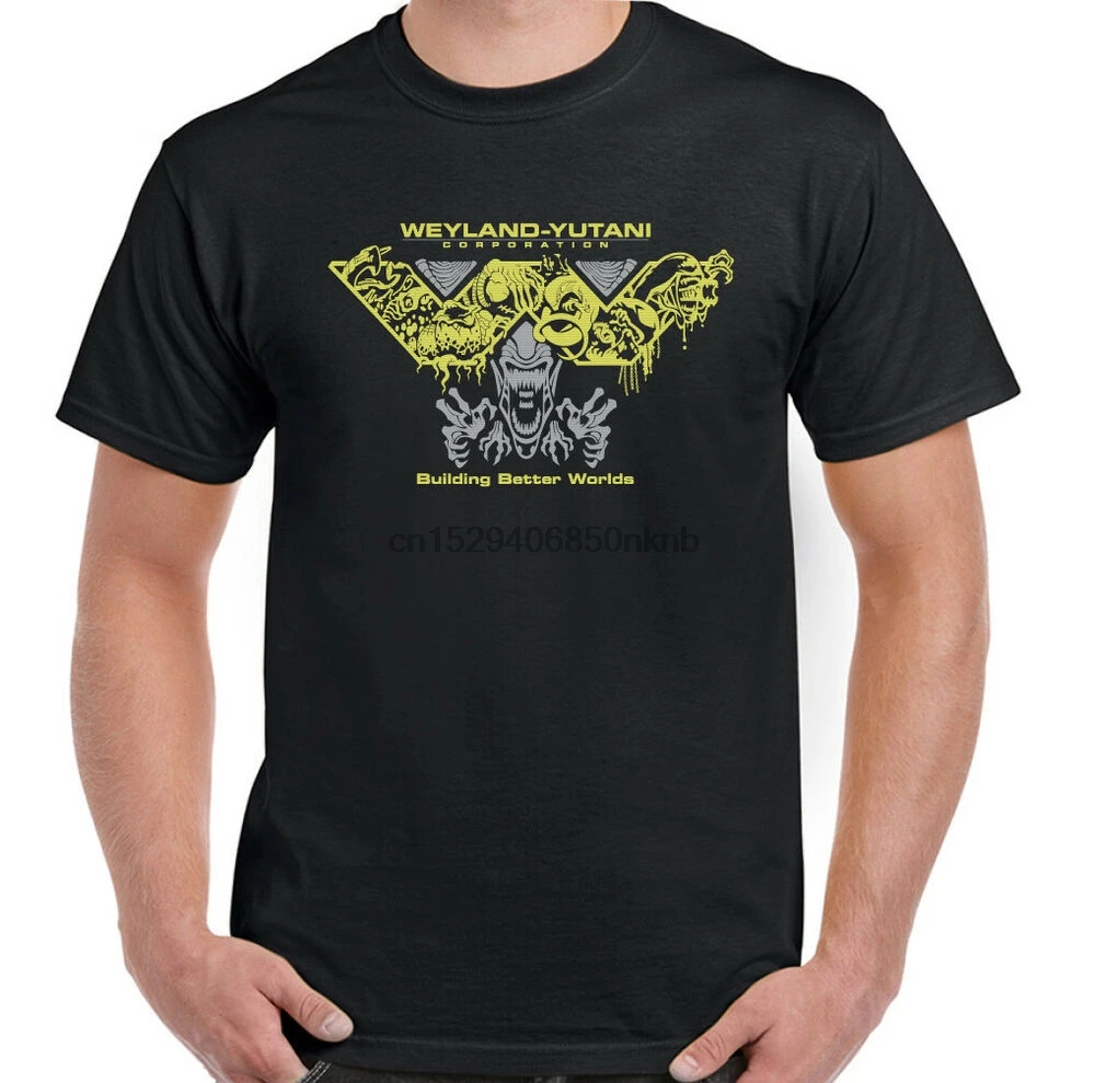 ALIEN T-SHIRT Mens Weyland Yutani Nostromo Movie Covenant Prometheus Unisex TOP |