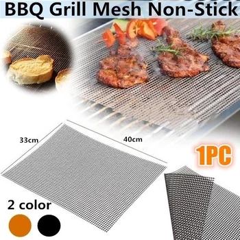 

BBQ Grill Mesh Non-Stick Heat Resistance Improve Thermal Conductivity Mat