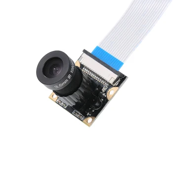 

Wide Angle Camera 5M Pixel Adjustable Angle Compatible for Raspberry Pi 3 Model B/B+