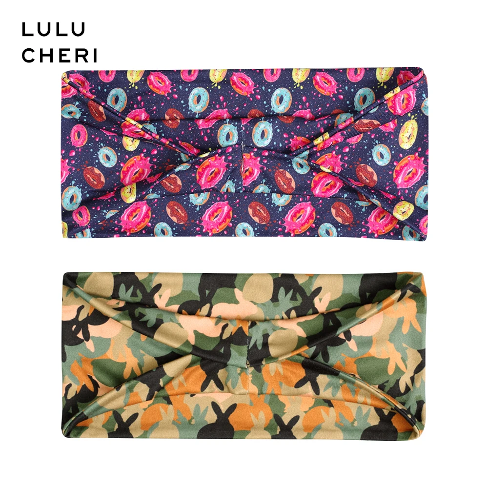 Милый рисунок в виде животного для мужчин и женщин мужской широкий тюрбан с