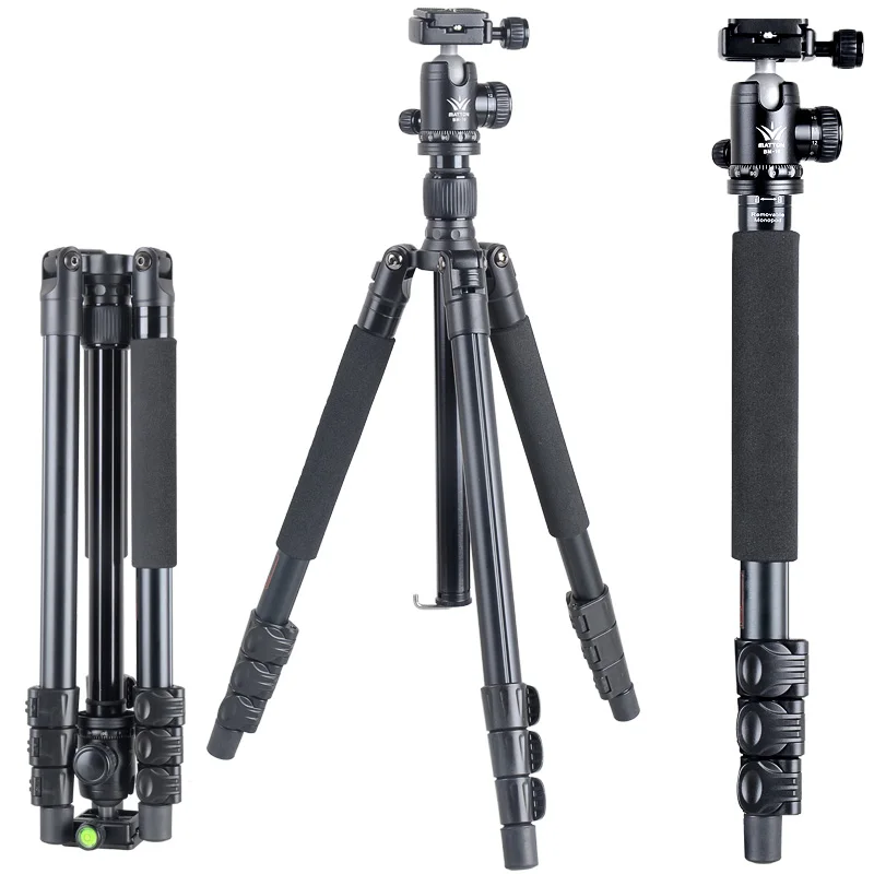 Matton T-254+ BM-10 Профессиональный фотографический дорожный Компактный алюминиевый штатив для цифровой/видео/беззеркальной камеры