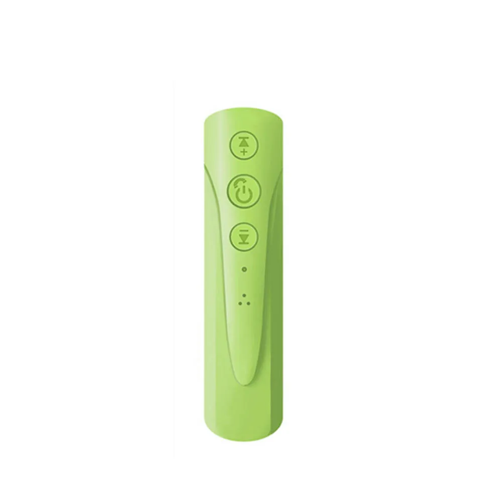 3,5 мм Bluetooth приемник для наушников комплект Громкая связь музыка AUX автомобиль беспроводной с микрофоном AS99 - Цвет: Зеленый