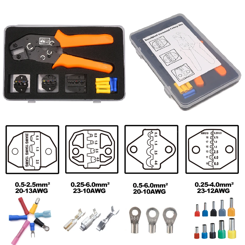 DuPont клемм щипцы для обжима проводов SN-2549 ручные инструменты подходят для XH XHB HA SCN 5264 LGC CH2.5 CH10 HR VH3.96 KF2510 - Цвет: SNA No.1SET