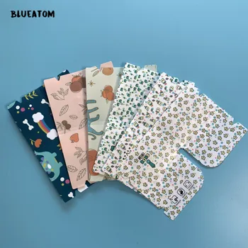 

6pcs/set Portable Mouth Mask Storage Bag Disposable Face Mask Storage Clip Container Mask Case Dust-proof Storage Organizer