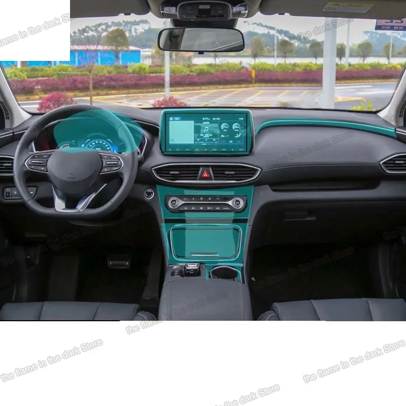 Прозрачная Автомобильная Защитная панель Lsrtw2017 из ТПУ наклейка на экран панели