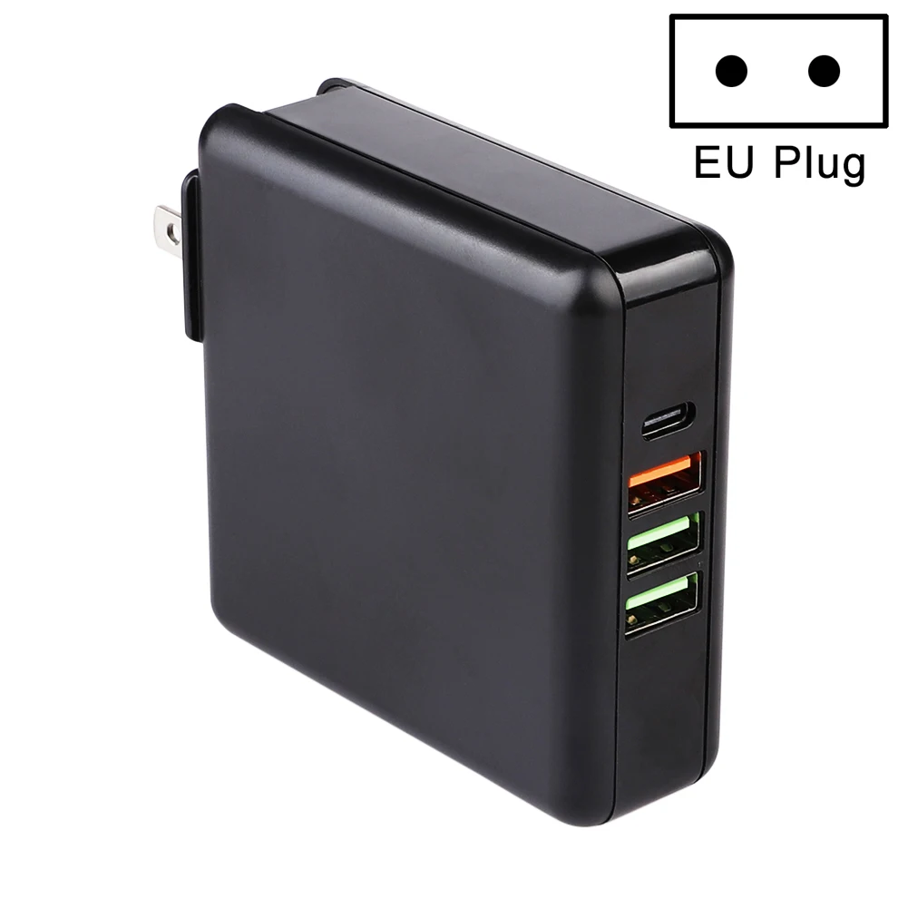 Европейский Союз (ЕС) Быстрая зарядка usb type C зарядное устройство для iPhone iPad Android samsung S10 Matebook USB-C настенный адаптер 61 Вт QC 3,0 питания - Тип штекера: Европейский Союз (ЕС)