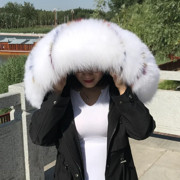 Зимняя Новинка, воротник из лисьего меха, модный Удобный шарф из меха, цвет, большой меховой воротник, пальто, воротник для мужчин и женщин, шаль