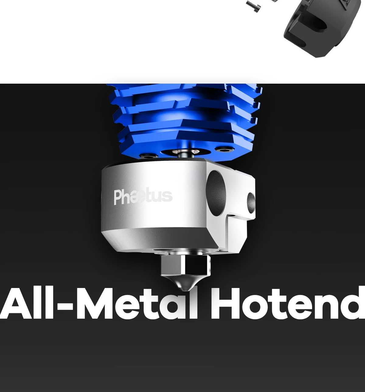 para extrusora Bowden DDB, Unidade direta V6 Hotend Prusa CR10 EnDER 3