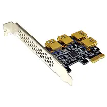 PCI-E 1 до 4PCI-E адаптер карты PCI-E к слоту PCI-E один для четырех Usb3.0 графическая плата расширения PCI-E 1 до 4PCI-E адаптер карты PCI-E к слоту PCI-E один для четырех Usb3.0 графическая плата расширения