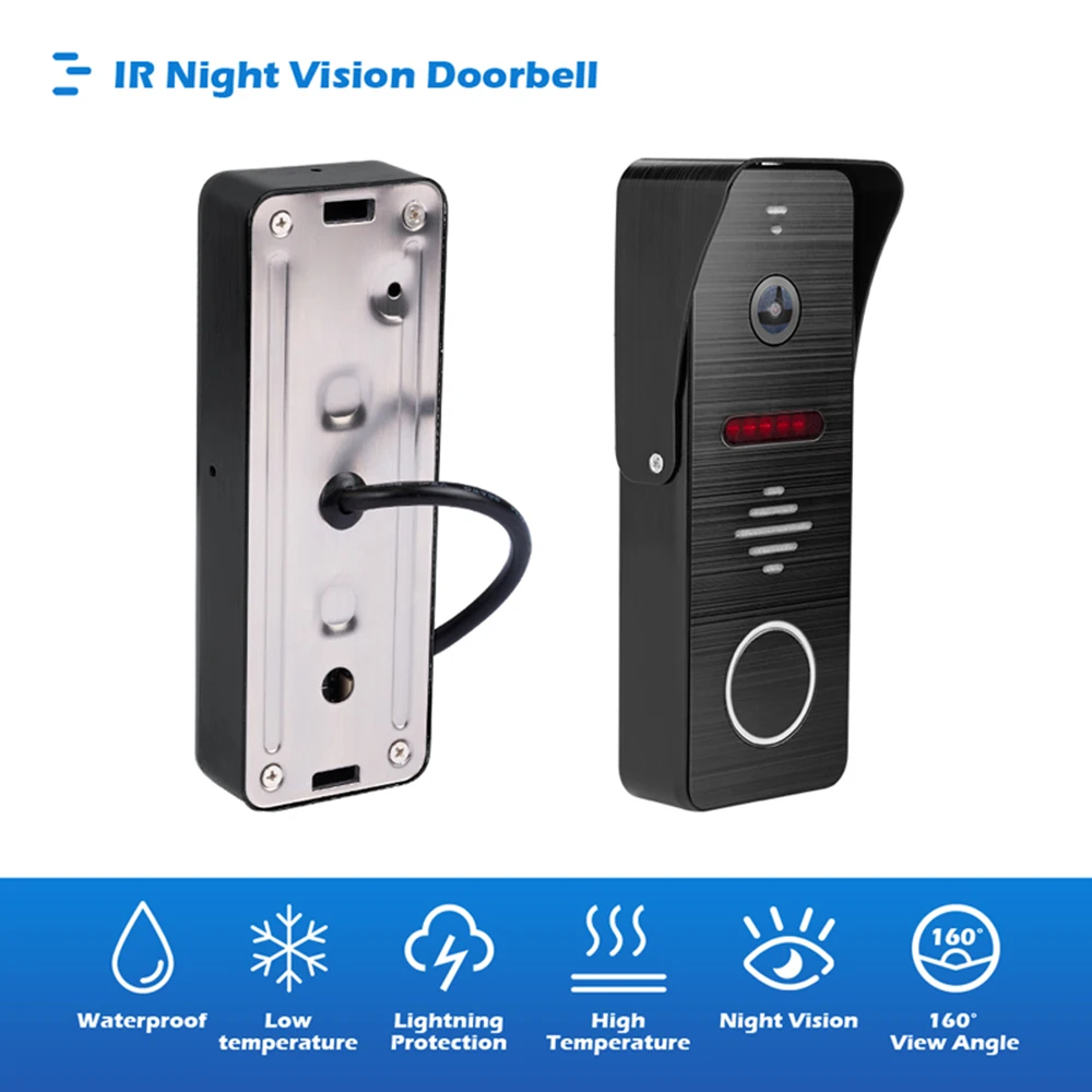 video intercom system Tuya Smart Life Wifi Video Intercom Touch Screen Video Door Phone With 1080P Video Doorbell Camera Motion Sensor Home Intercom intercom screen