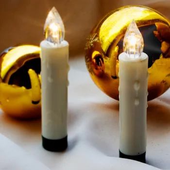 

10/20/30pcs Wireless Christmas LED Candle Light Remote Control Xmas Tree Lighting Decor XH8Z
