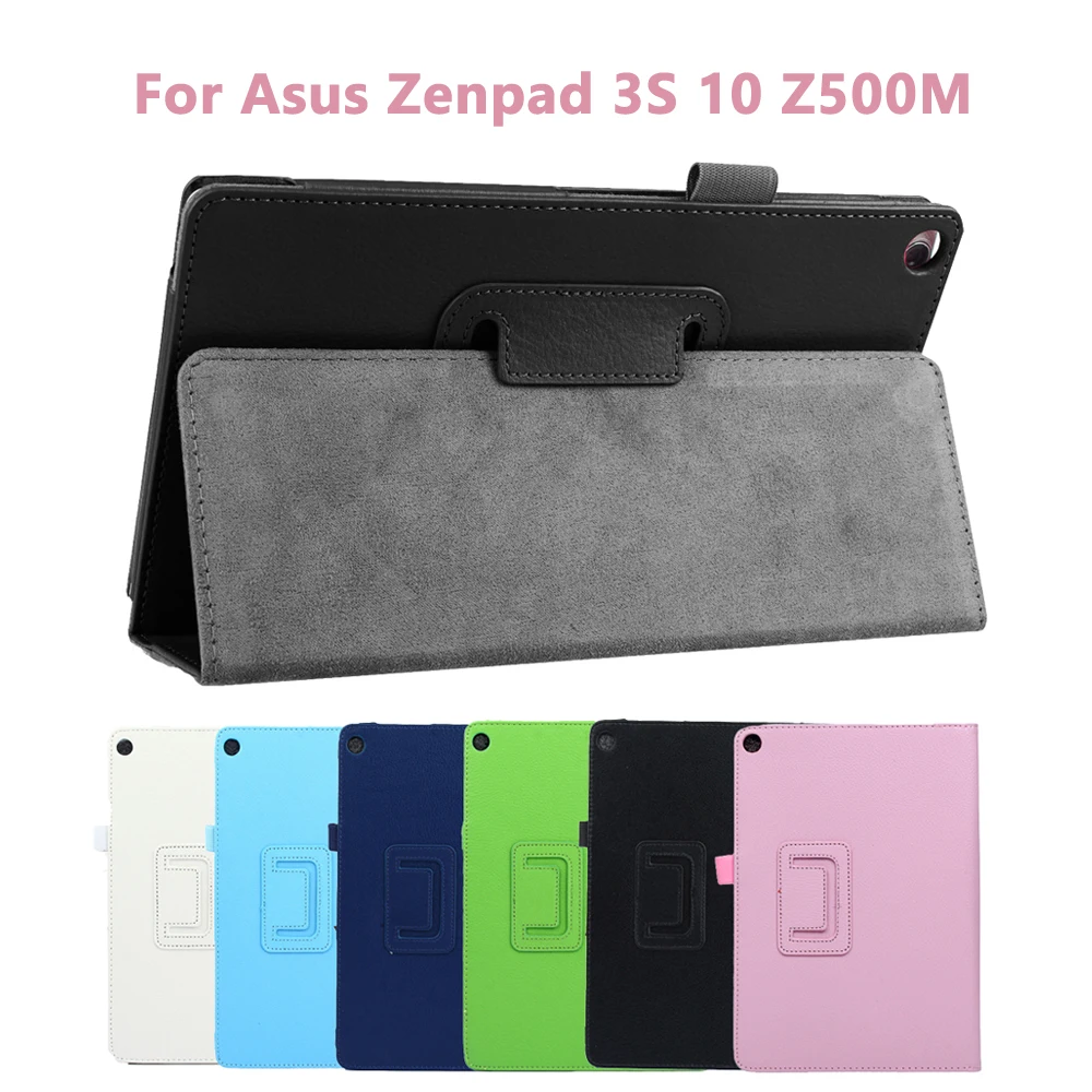 PU Leder Fall Abdeckung Fall Für Asus ZenPad 3S 10 Z500M Z500 Tablet Fall Schutzhülle Funda Abdeckungen Para Funda halter Haut