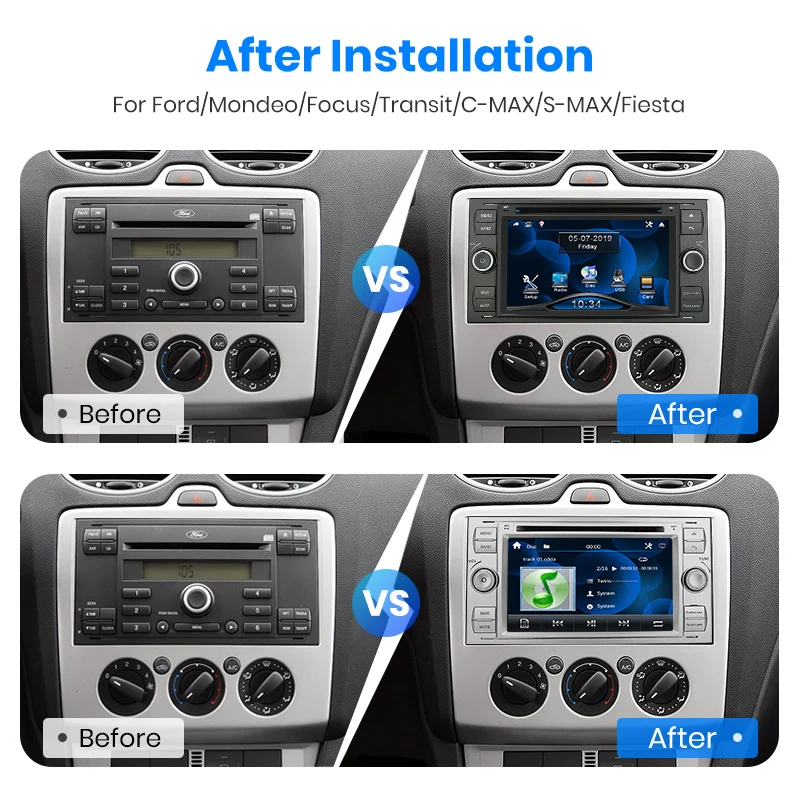 Top Junsun 2 din Car Radio Multimedia dvd player For Ford Mondeo Focus Transit C-MAX S-MAX Fiesta Android 9.0 GPS 4+64G Optional 2 Top Junsun 2 din Car Radio Multimedia dvd player For Ford Mondeo Focus Transit C-MAX S-MAX Fiesta Android 9.0 GPS 4+64G Optional 2