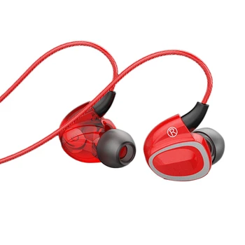 

Quad-Core Dual Dynamic Mobile Phone Headset Subwoofer Semi-In-Ear Gaming Computer Headset with Microphone