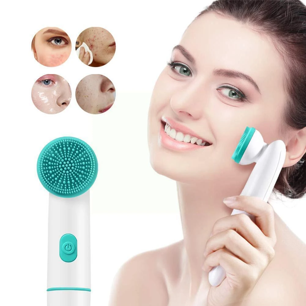 de limpieza eléctrico 2 en 1, masajeador de puntos negros con vibración sónica para limpiar y cuidar piel, los poros, K8L3|Dispositivos de limpieza facial con - AliExpress