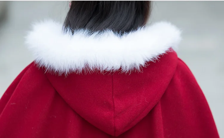 Вышивка Hanfu плащ для женщин народный фестивальный рейв наряд дамы осень и зима пальто певцы представление одежда DC3436 - Цвет: Красный