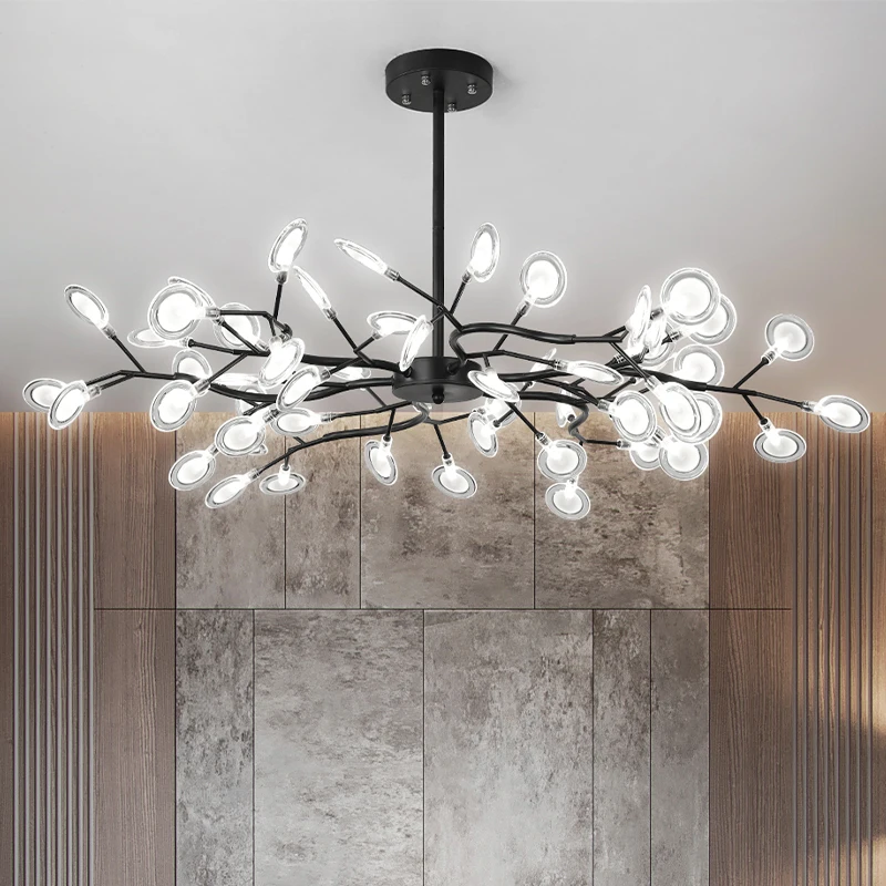 Decoration Firefly Chandelier Lighting Modern Branch Light Fixture Vintage living Roomm/Dinning Room Hanging Lamp