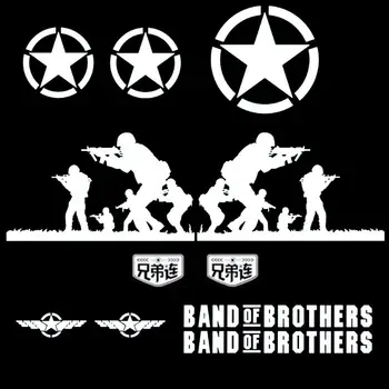 

Band of Brothers Vinyl Sticker Side Skirt Decal Whole Body Graphic Decal E7CA