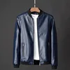 Leather Jacket Bomber Motorcycle Jacket Men Biker PU Baseball Jacket Plus Size 7XL 2020 Fashion Causal Jaqueta Masculino J410 4