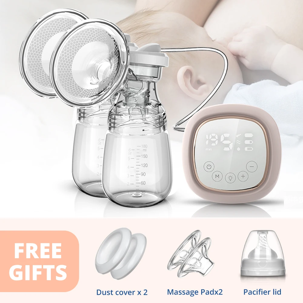 bellababy double electric breast pump NEW Electric Breast Pump LCD Touch Screen Control Charged By USB Milking Machine Asy Carry Outdoors Milk Nursing Pump BPA Free elvie electric breast pump Electric breast pumps