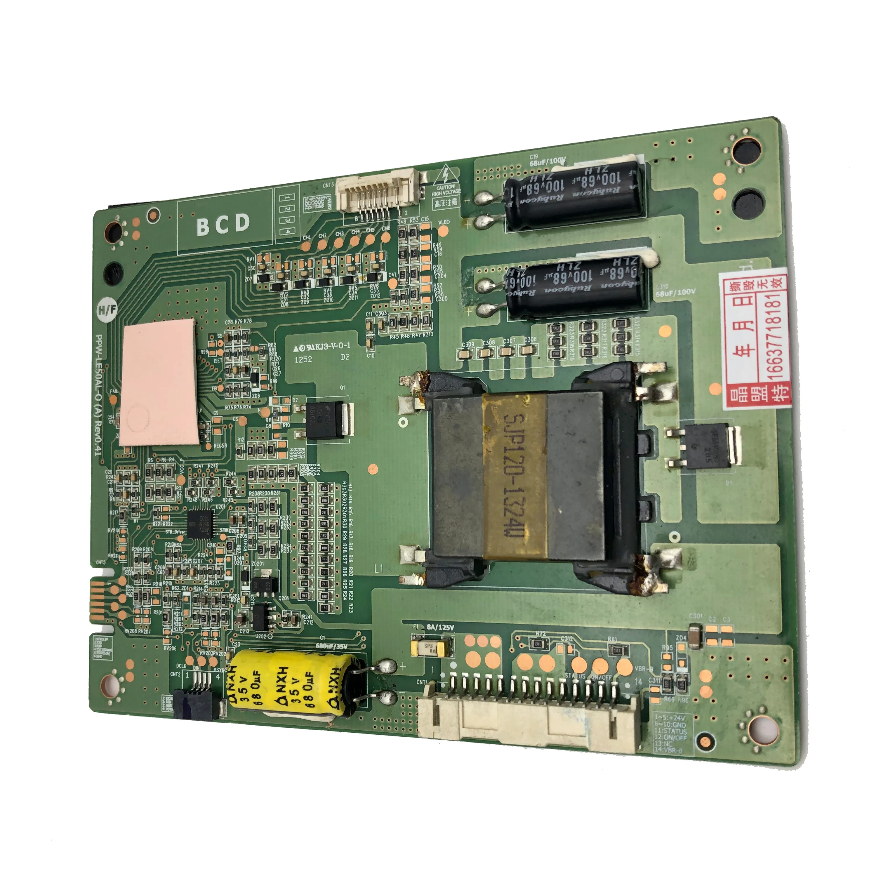 Vilaxh REV0.2 пластина высокого давления для 6917L 0118A B PPW LE55TN O LC550EUN 55 дюймов|Детали
