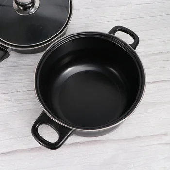 

1 Set of 7PCS Portable Cookware Set Non-stick Pan Frying Pan Kit Cooking Pots Frying Pan Lid Set Household Cooking Kitchenware S