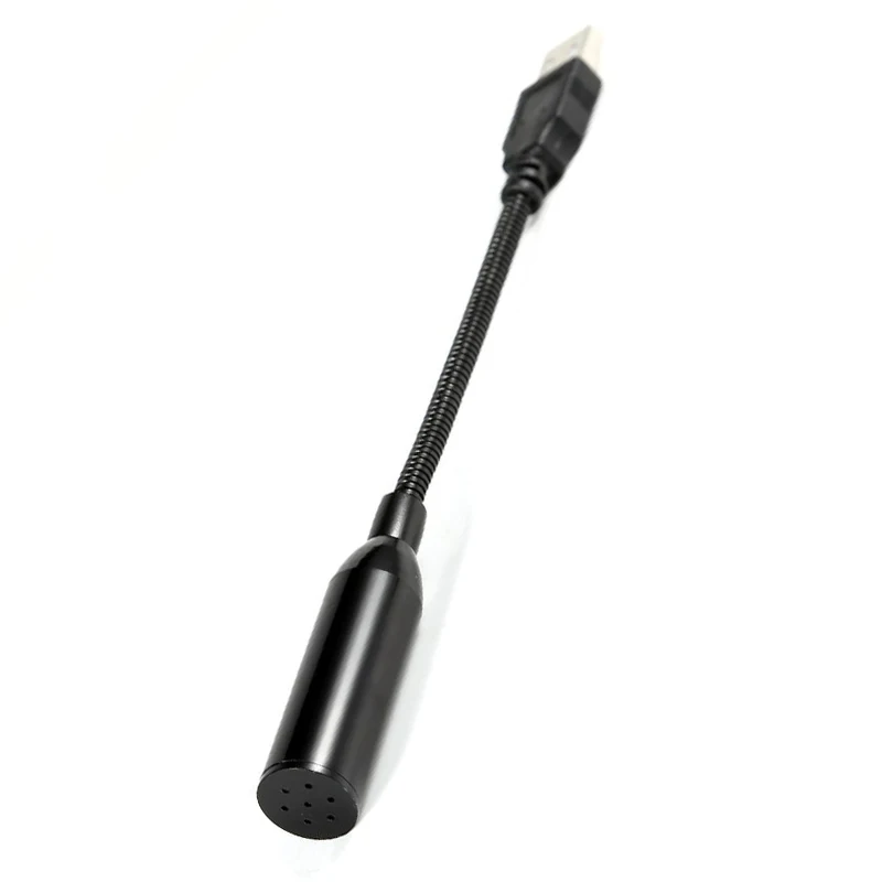 Мини USB микрофон гибкий, в виде гусиной шеи Аудио микрофон для портативных ПК AS99