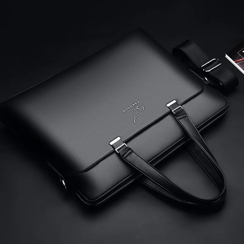 

[Lang Kun Daishu] Men's Bag New Style Men Business Briefcase 14-Inch Computer Bag Korean-style Men's Bag