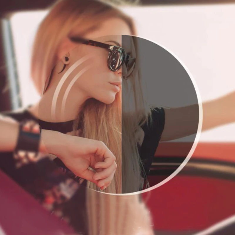 Photochromic Lens Custom Strong PC Color Change Aspherical UV protection Prescription glasses | Аксессуары для одежды