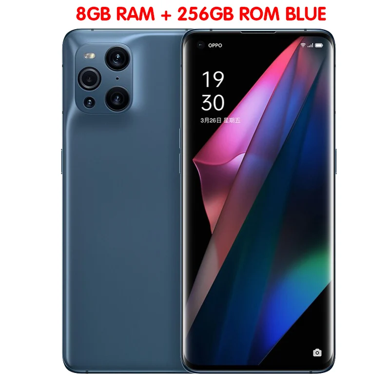 New Original OPPO Find X3 5G Mobile Phone 6.7 Inch 8GB+128GB Snapdragon 870 Octa-Core Android 11 50MP Camera NFC IP68 Smartphone ddr4 ram 8GB RAM