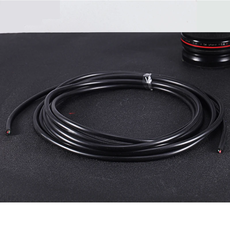 전기 구리 와이어 도체 RVV 케이블, 블랙 15 AWG 1.5 mm2 RVV 2, 3, 4, 5, 6, 7, 8, 10, 12, 14, 16/18 코어 핀