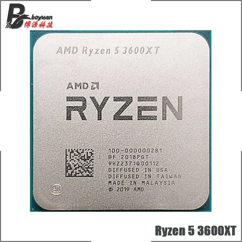 Amd Ryzen 5 3600xt R5 3600xt 3 8 Ghz Six Core Twelve Thread Cpu Processor 7nm 95w L3 32m 100 Socket Am4 Cpus Aliexpress
