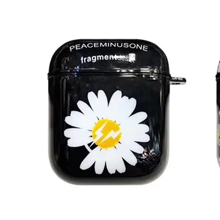 Роскошный бренд G dragon peaceminusone x фрагмент чехол с маргаритками для Airpods 1 2 3 pro Беспроводная bluetooth гарнитура чехол для наушников - Цвет: for Airpods 1 2
