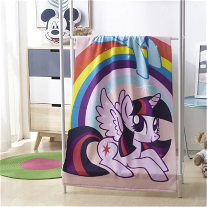 Disney Mickey Mouse Children bath towel cotton cartoon Frozen Elsa Spiderman Sofia Kids Boy girl Soft large beach towel 70x140