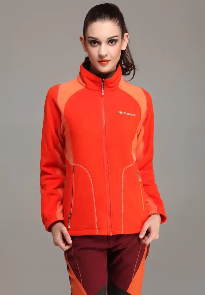 Sale Pathfinder Women Can Wear Fleece Jacket Warm Comfortable Outdoor Light Hiking Coat - Цвет: KACD92524-A15A