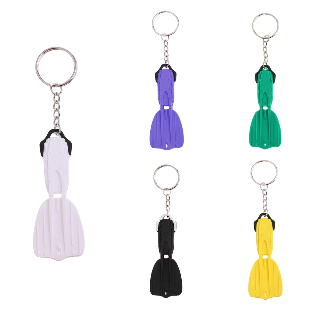 

Mini Flipper Keyring Scuba Diving Diver Fin Shaped Key Chain Keychain