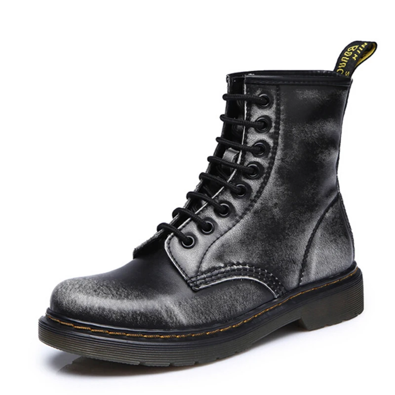 2019 высококачественные мужские ботинки из спилок мотоботы обувь натуральной кожи