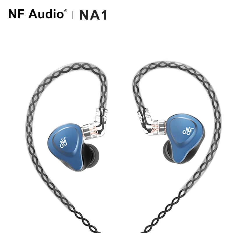 Внутриканальные наушники NF Audio NA1 Hi Fi сбалансированные динамические с двумя