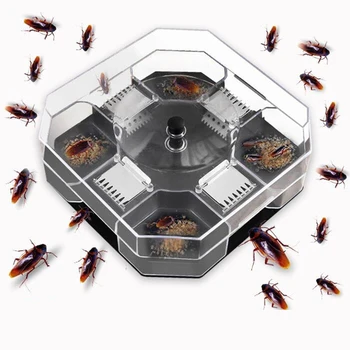 

Household Effective Cockroach Traps Box Reusable Cockroach Bug Roach Catcher Cockroach Killer Bait Traps Pesticide for Kitchen