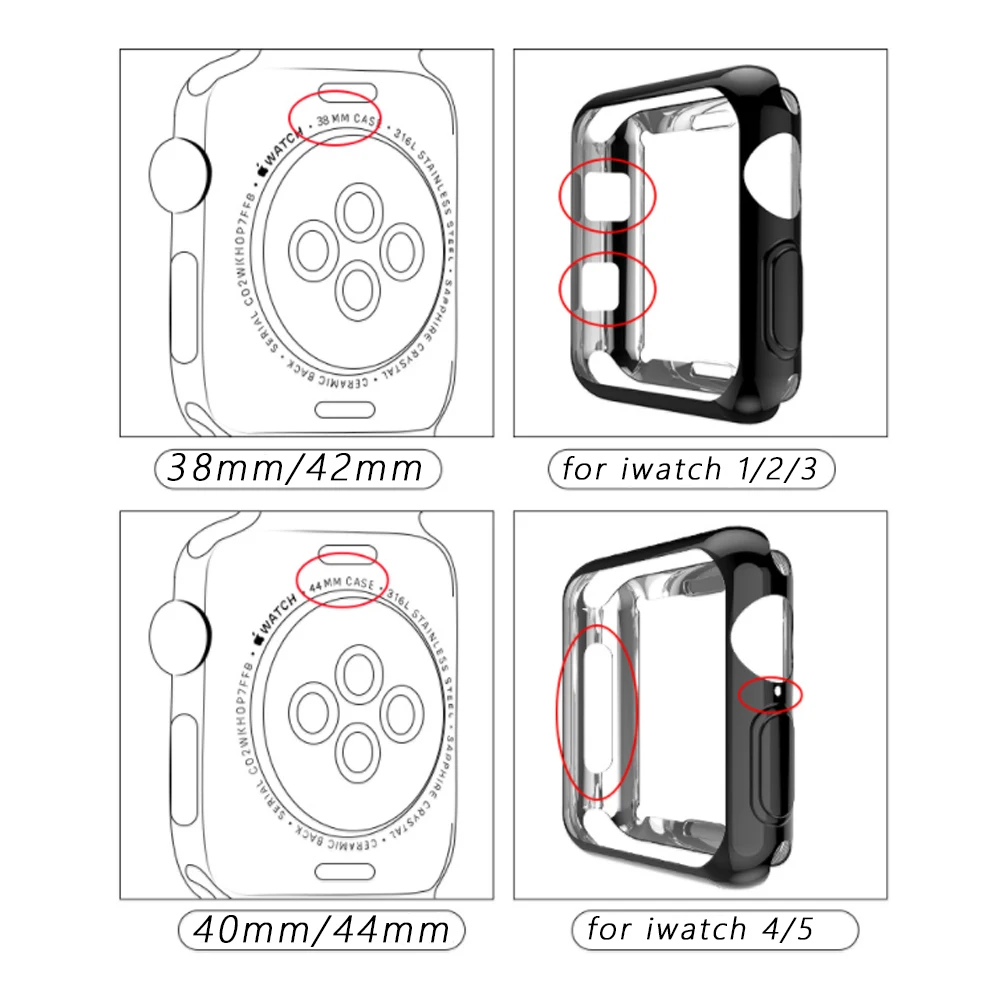 Чехол со стразами для Apple watch band 5 4 3 2 1 чехол крышка 44 мм 40 мм 42 мм 38 мм iwatch band Crystal защитный бампер