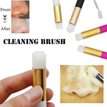 

5pcs Professional Nose Blackhead Cleaning Brush Eyelash Cleaning Brush Lash Shampoo Brush Eyebrow Cleaning Beauty Makeup Tools