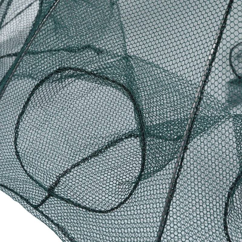 Portable Foldable Automatic Fishing Net Landing Net Trap Cast Dip Cage Fish Shrimp Trap Fish Net Minnow Crayfish Crab Baits Cast
